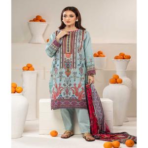 Hooram Digital Printed Lawn 3 Piece